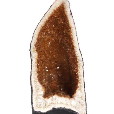 Lot 213 impressive citrine geode cathedral 47.7 lbs