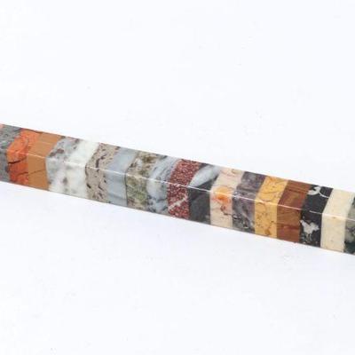 Lot 133 grand tour italian onyx specimen stone ruler