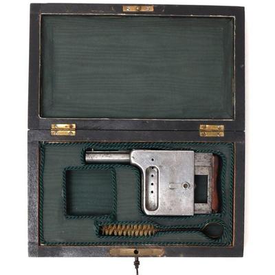 Lot 87 french cased le gaulois pocket pistol