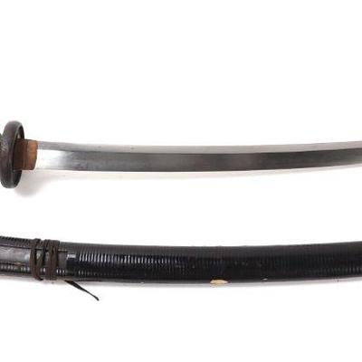 Lot 50 japanese wakizashi sword scabbard