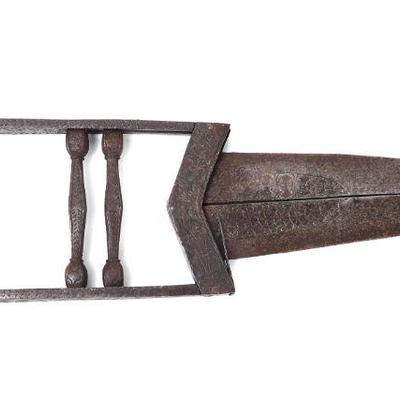 Lot 41 indian kenchi scissor katar dagger
