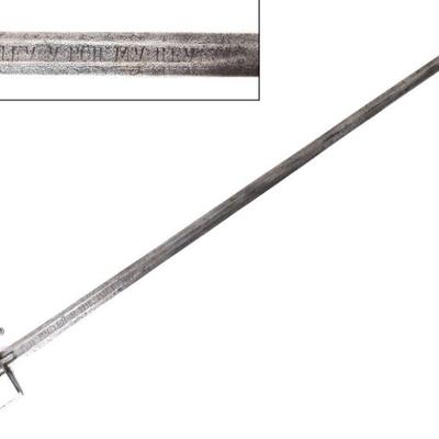 Lot 21 spanish war trophy sword