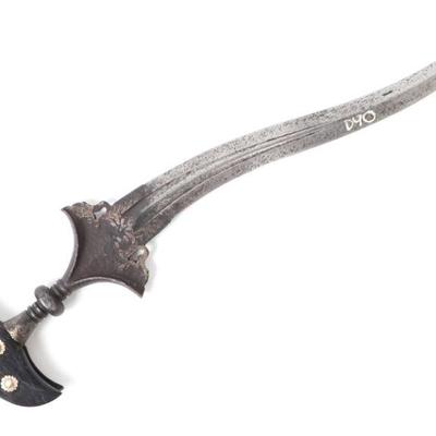 Lot 40 indian chilanum dagger 17th18th c.
