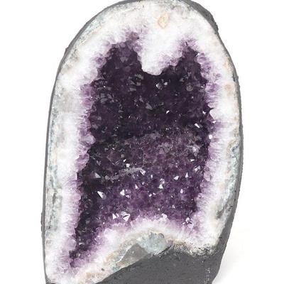 Lot 217 lovely polished natural amethyst cathedral geode 1 150kg