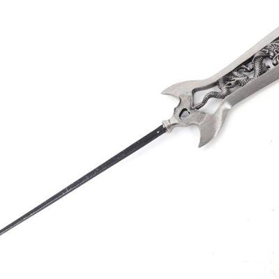 Lot 112 japanese pierced openwork dragon arrow head