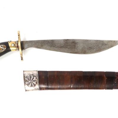 Lot 82 19th 20th c philippines visayan left handed tenegre dagger