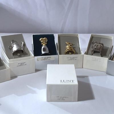 Lunt & Wallace Silversmiths Collectibles Birdhouse, Bells & More