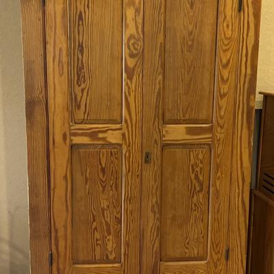 Large Vintage Pine Armoire