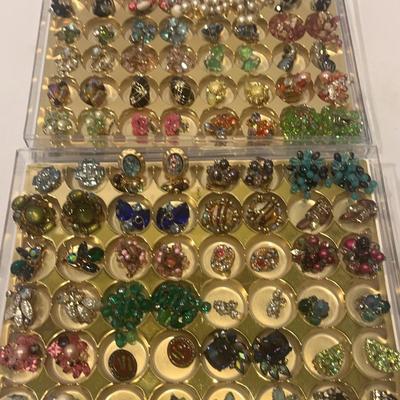 ClipOn Earrings Costume Jewelry (48 Pair) Lot 2