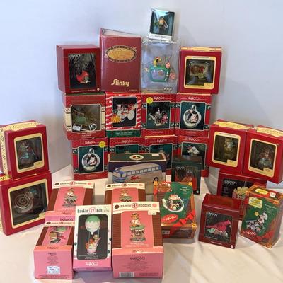 Enesco & Carlton Christmas Ornaments 