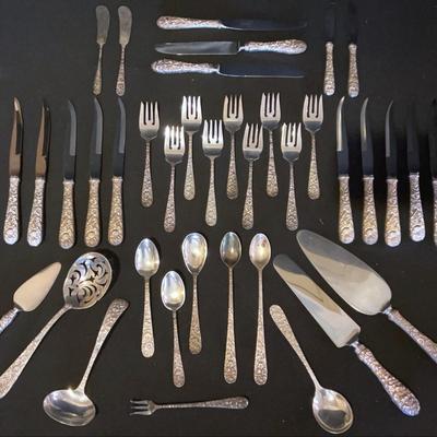 Large Collection If Various Kirk Steiff Sterling Silver Pieces 