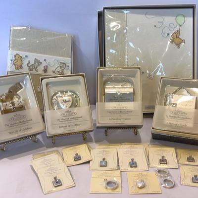 Hallmark Pooh Photo Albums, The Heart Of Motherhood Ornaments, & Swarovski Crystal Charms