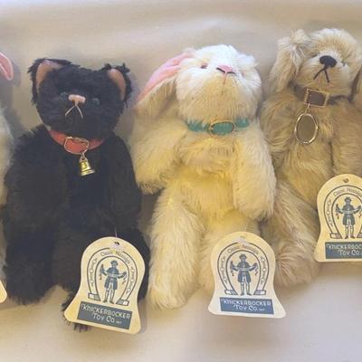 Vintage Knickerbocker Toy Co. 7 Inch Stuffies