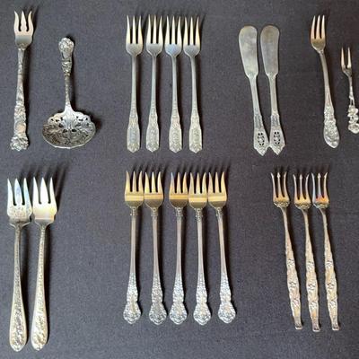 Sterling Silver - contains “Rose Point”, Tiffany & Co. “Olympian, Steiff “Rose” 