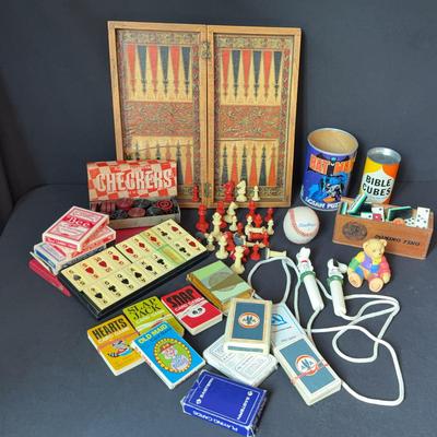 Vintage Cards & Games Lot 