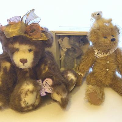 Annette Funicello Bears (Coco, Bluebeary Blitz, And Tiara Mohair)