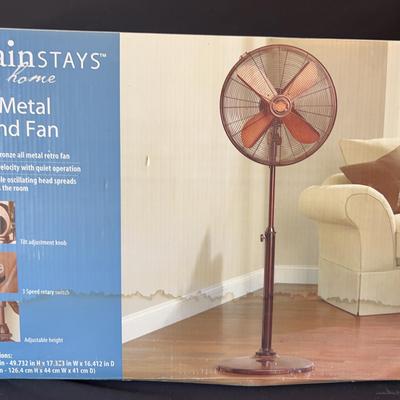 Rubbed Bronze Floor Fan