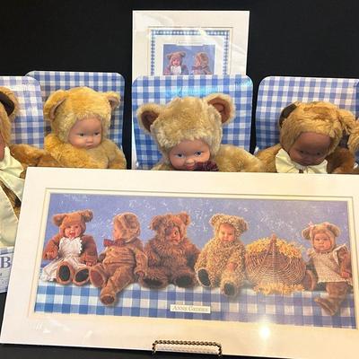 “Baby Bears” By Anne Geddes And 2 Photo Prints 