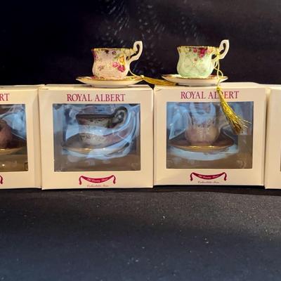 Royal Albert Old Country Roses Collectible Teas: 8 Tea Cup (6 In Box Sealed)