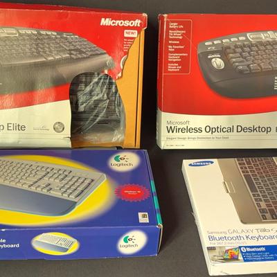 Keyboard Lot - Samsung, Logitech, Microsoft 