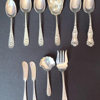 Sterling Silver - Steiff, “Rose & “Corsage” patterns (See notes for contents)