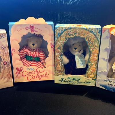 Muffy Vanderbear Limited Edition Holiday : 1991, 1997, 1998 and 2000 