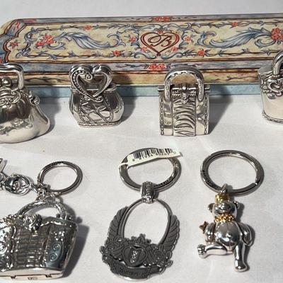 Brighton Key Chains, Place Card Holders, Eye Glass Chain, And Car Charm