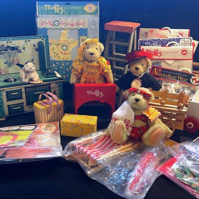 Muffy Vanderbear : the World Of Muffy ! Beach, Stove, Lemonade Stand, School Desk And More 