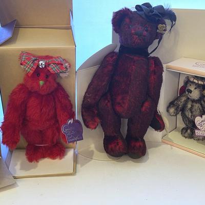 Annette Funicello Bears (Sushi, Smokey, Bearcicle, Miss Kitty, Merry Mistletoe )