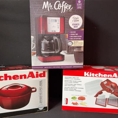 KitchenAid goodies & Mr. Coffee Coffeemaker 