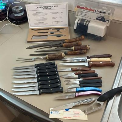 Cutco, Laguiole, Calphalon Knives Plus Many Others