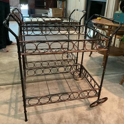 Metal Bar Cart 