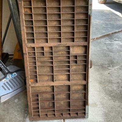 Printer’s Type Tray Drawer #1 VTG