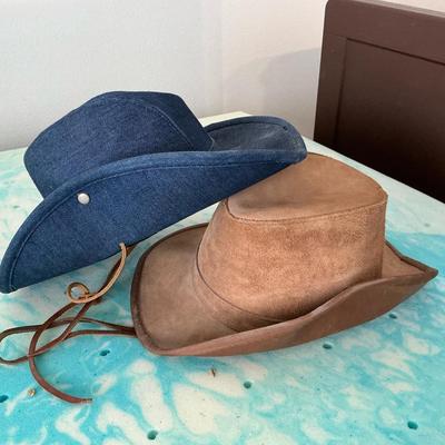 Leather & Denim Cowboy Hats