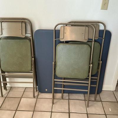 Card Table W 4 Chairs