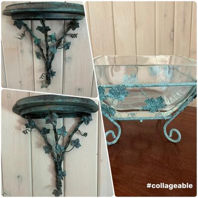 Grape Vine Wall Sconces And Fruit Bowl