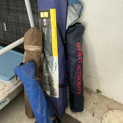 10x10 Slant Leg Canopy With Folding Chairs