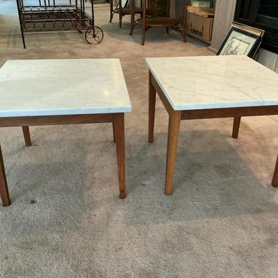 MCM Marble Top Low Tables