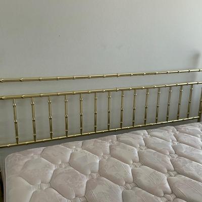 Brass Bamboo Look King Size Headboard