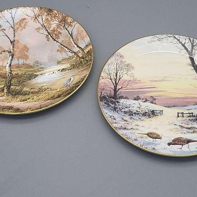 Royal Doulton "At Peace With Nature" Plates By Elizabeth Gray 