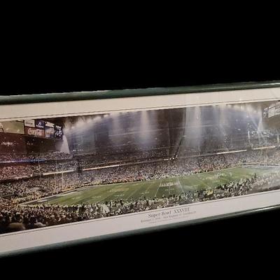 Super Bowl XXXVIII panoramic view in Houton, TX Feb 1, 2004 
