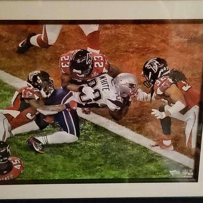 James White of the New England Patriots photo from Fanatics autographed and stamped 