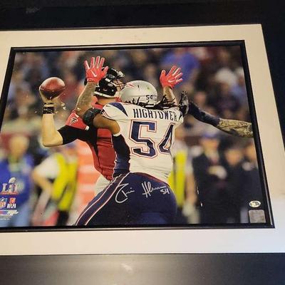 Dont'a Hightower of the New England Patriots Autographed picture from Sure Shot Promotions with COA