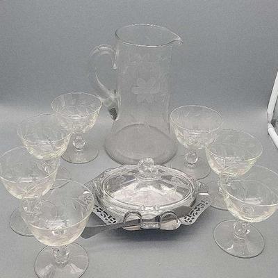 Floral Crystal Style Set 