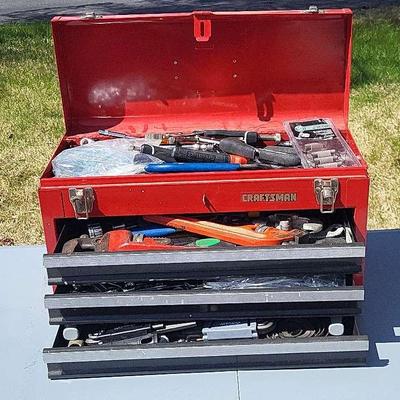 Craftsman 3 Drawer Toolbox 2 & Contents 