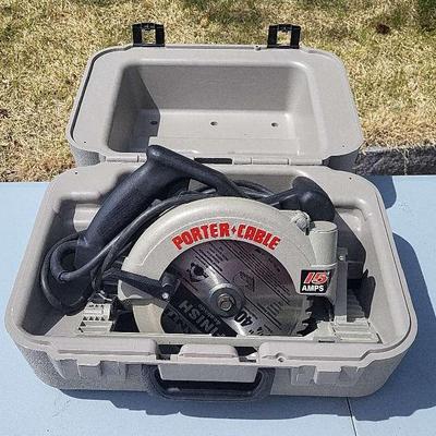 Porter Cable 7+1/4" Heavy Duty Circular Saw & Case 