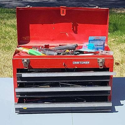Craftsman 3 Drawer Tool Box 1 & Contents 