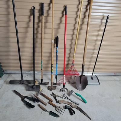 Assorted Garden Tools, Etc