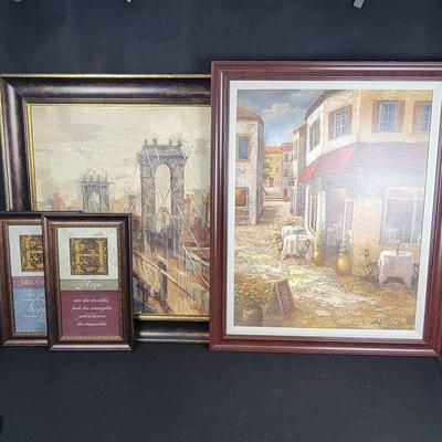 Assorted Framed Pictures