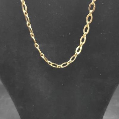 14kt Gold 20" Chain Necklace & 7.25" Bracelet Set (14.7g Total)